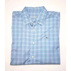 Vineyard Vines Blue Plaid Casual Button Down Shirt